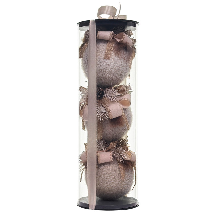 Balls with packaging 8 cm - 3 pcs (art. 3652)