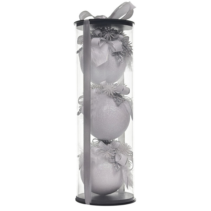 Balls with packaging 8 cm - 3 pcs (art. 3659)