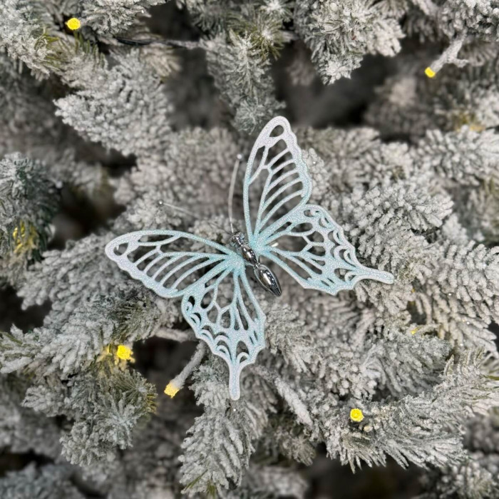 Christmas decoration Mini sky blue Butterfly