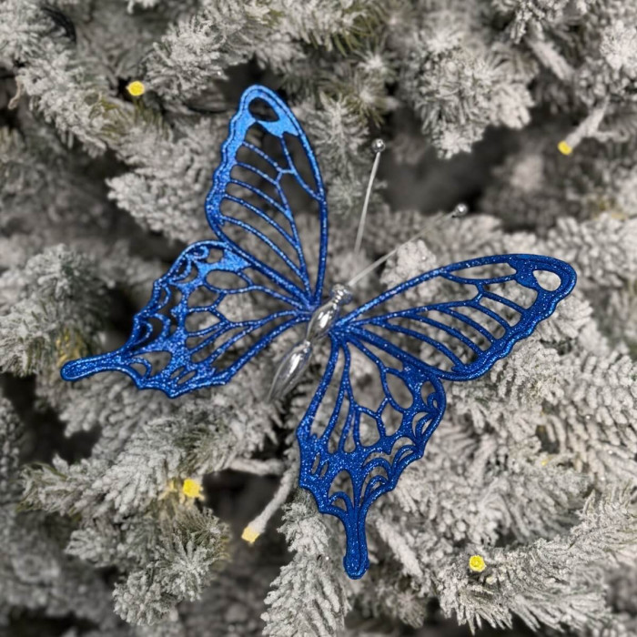 Christmas decoration Medium navy blue Butterfly