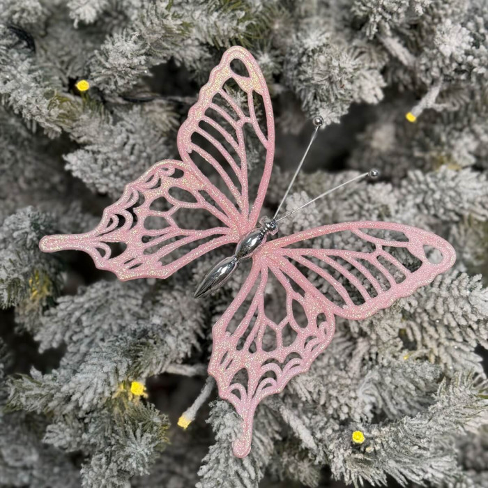 Christmas decoration Medium pink Butterfly