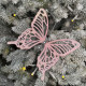 Christmas decoration Medium pink Butterfly