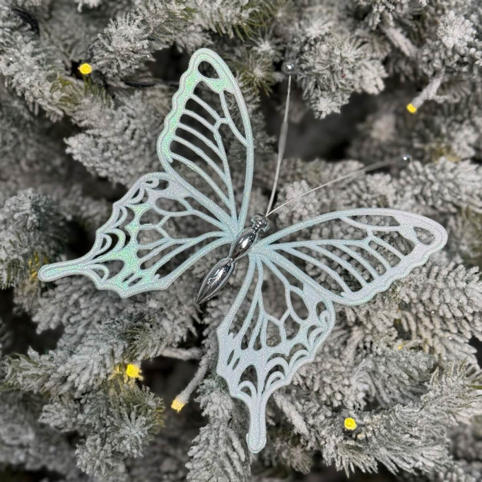 Christmas decoration Medium sky blue Butterfly