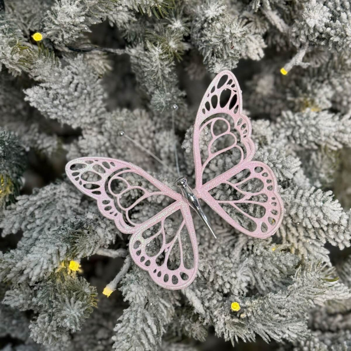 Christmas decoration Small pink Butterfly