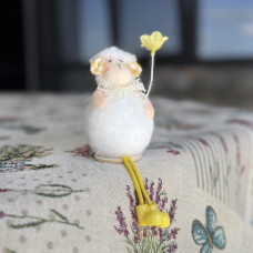 Баранчик з квіткою (арт. 3898)