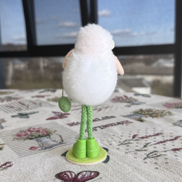 Великодній декоративний баранчик білий