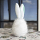 Великодній декоративний зайчик білий малий