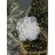 New Year's decoration Christmas flower large - white