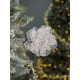 New Year's decoration Christmas flower medium - white