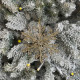 Christmas decoration Snowflake Frost - gold