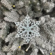 Christmas decoration Snowflake Crystal - sky blue