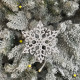 Christmas decoration Snowflake Crystal - white