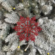 Christmas decoration Snowflake Classic - red