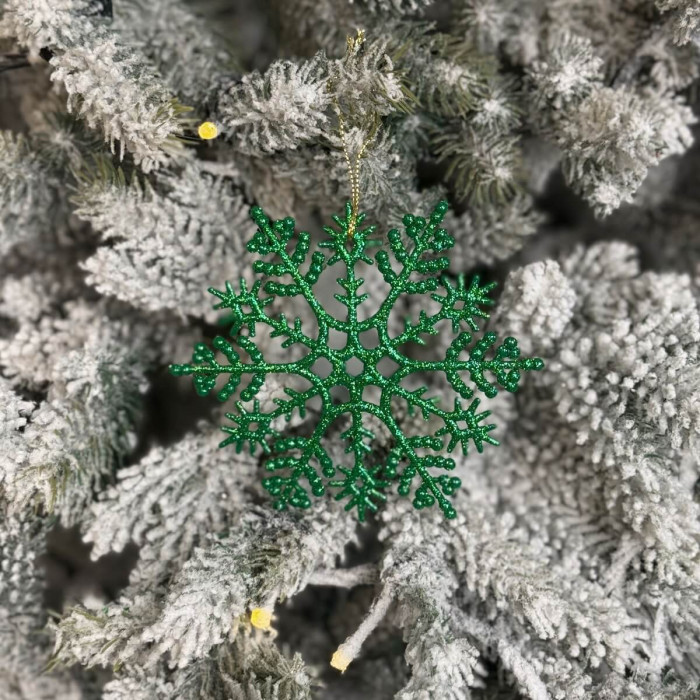 Christmas decoration Snowflake Classic - green