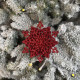 Christmas decoration Snowflake Crystal three-dimensional - red