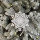 Christmas decoration Snowflake Crystal three-dimensional - white