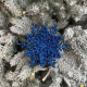 Christmas decoration Snowflake Classic three-dimensional - navy blue