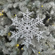 Christmas decoration Snowflake 20 cm - white