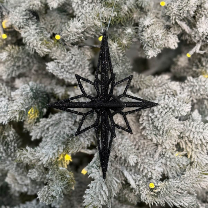 Christmas decoration Large Rhombus - black