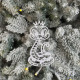 Christmas decoration Snake - White