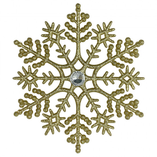 Snowflake classic with stone