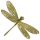 Christmas tree decoration Dragonfly small gold