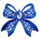Прикраса новорічна Бант - синій
