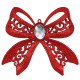 Новогоднее украшение Бант - красный