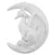 Christmas tree decoration Dragon on the Moon - white