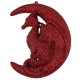 Прикраса новорічна Дракон на місяці - червоний