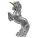 Christmas tree decoration Unicorn-2 silver