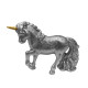 Christmas tree decoration Unicorn-1 silver