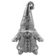 Christmas tree decoration Gnome-2 silver