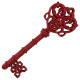 Прикраса новорічна Ключик - червоний