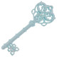 Прикраса новорічна Ключик - блакитний