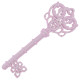 Прикраса новорічна Ключик - рожевий