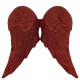 Прикраса новорічна Крила малі - червоні