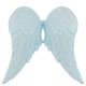Прикраса новорічна Крила малі - блакитні