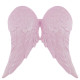 Прикраса новорічна Крила малі - рожеві