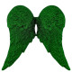 Прикраса новорічна Крила малі - зелені