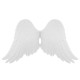 Прикраса новорічна Крила великі - білі