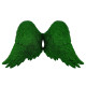 Прикраса новорічна Крила великі - зелені