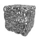 Christmas decoration Openwork Square - silver
