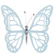 Прикраса новорічна Метелик малий - блакитний