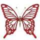 Прикраса новорічна Метелик міні - червоний