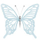 Christmas decoration Medium sky blue Butterfly