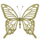 Christmas decoration Medium gold Butterfly
