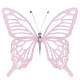 Christmas decoration Medium pink Butterfly