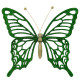 Прикраса новорічна Метелик міні - зелений
