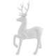 Прикраса новорічна Олень Благородний великий - білий